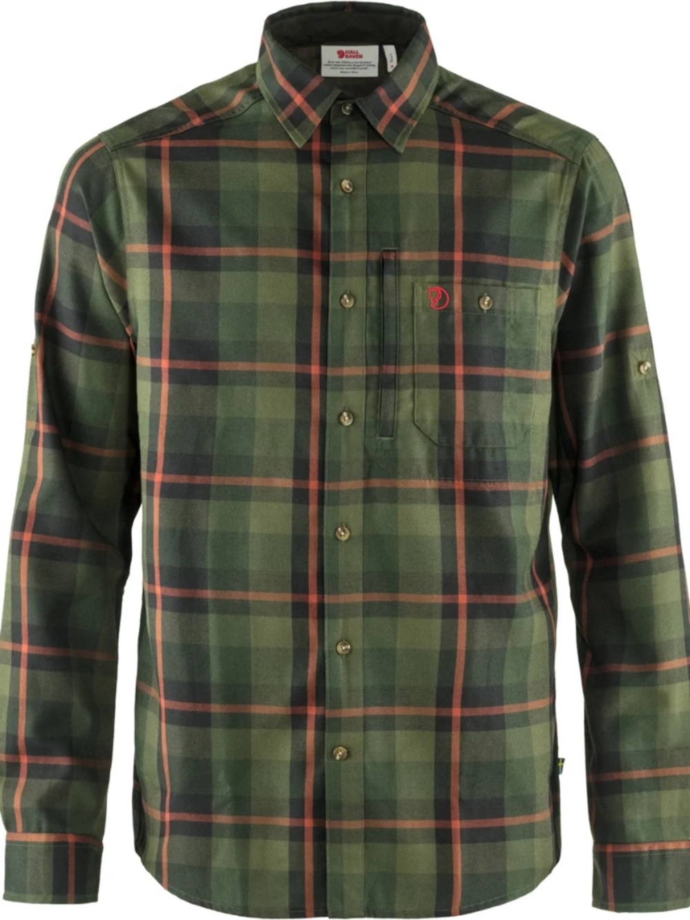 Fjallraven Men's Fjallglim Long Sleeve Shirt Laurel Green Size S NWT